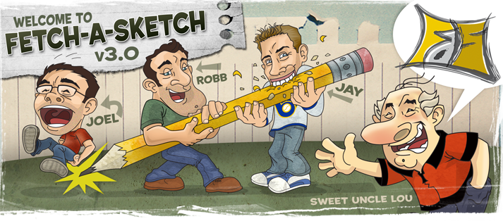 Sweet Uncle Lou’s Fetch-a-Sketch