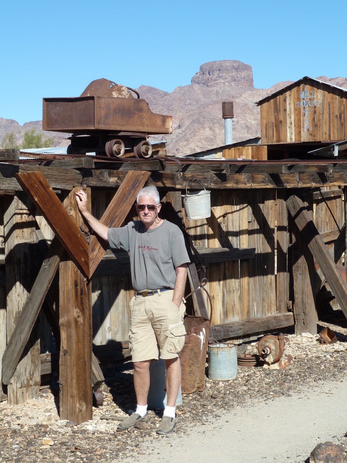 The Evans Family Castle Dome Mine Museum
