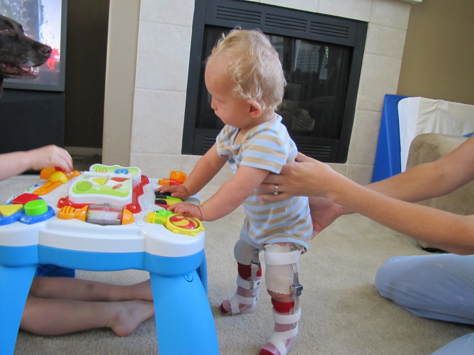 Our Little Pickle Leg Braces and a Growing Boy