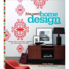 cover of book The Nest Home Design Handbook featuring iron vines wall decal from Blik