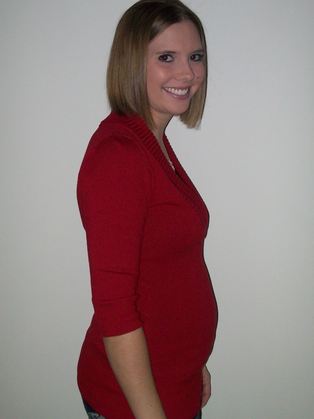 Our Little June Bug The start of a little baby bump.....