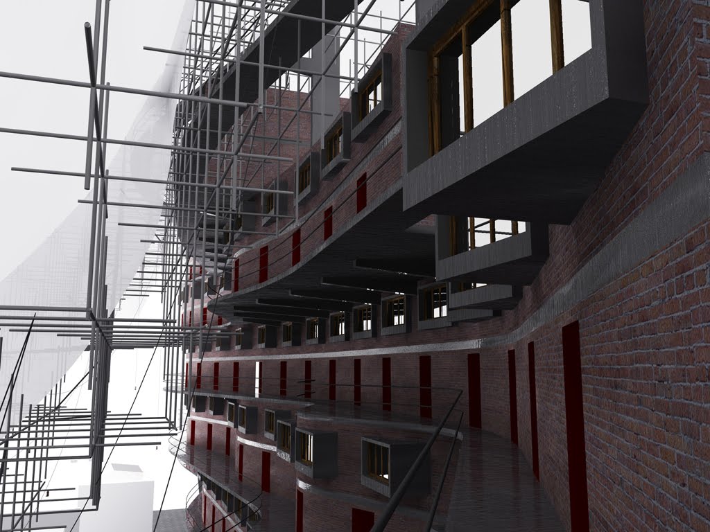 Falling Edifice entschwindet und vergeht: Architecture of Failure III