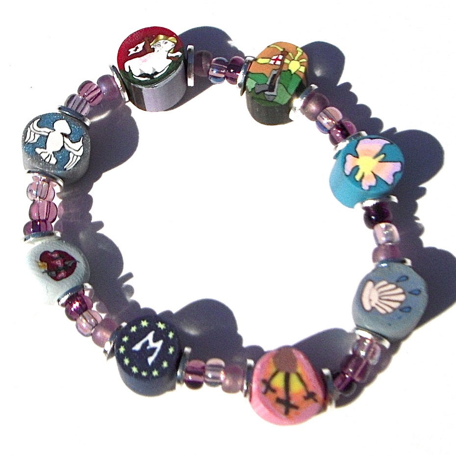 The Clay Rosary Girl Catholic Children's Jewelry Now Available