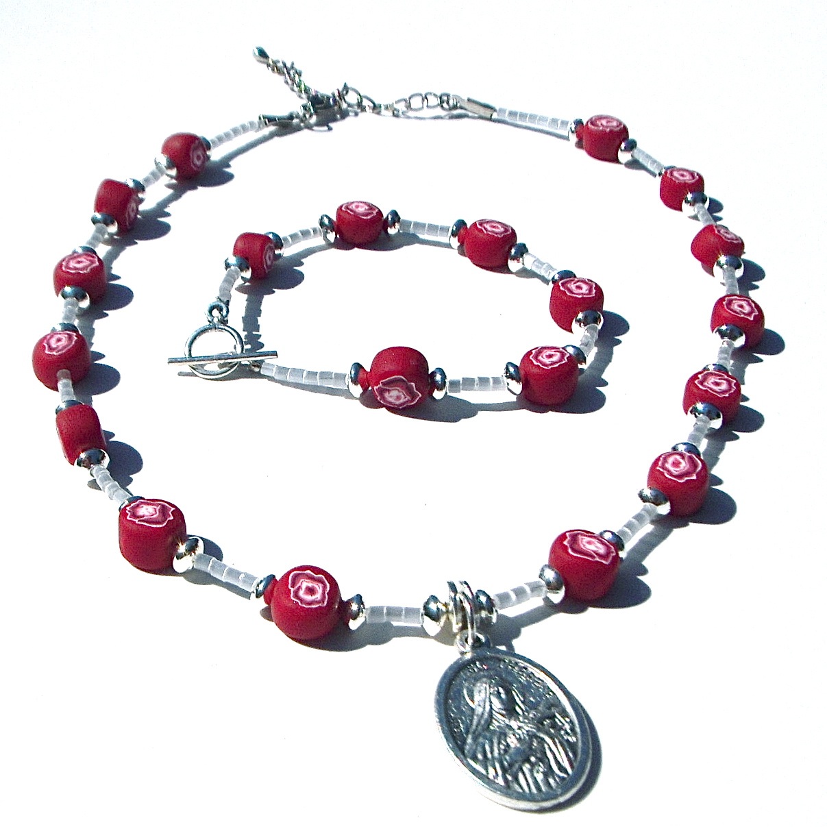 The Clay Rosary Girl Catholic Children's Jewelry Now Available
