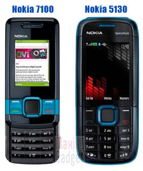 nokia 7100 5130 - Nokia: Nouveaux Mobiles Pas Chers pour 2009 -