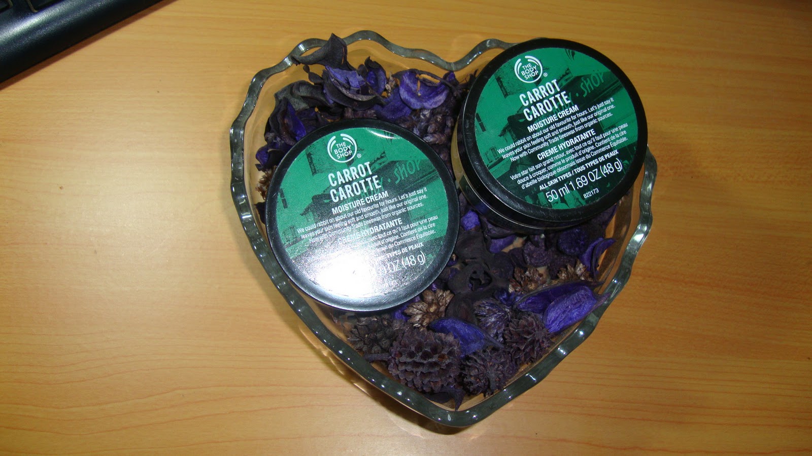 Divija Reddy Body Shop Carrot Moisture Cream