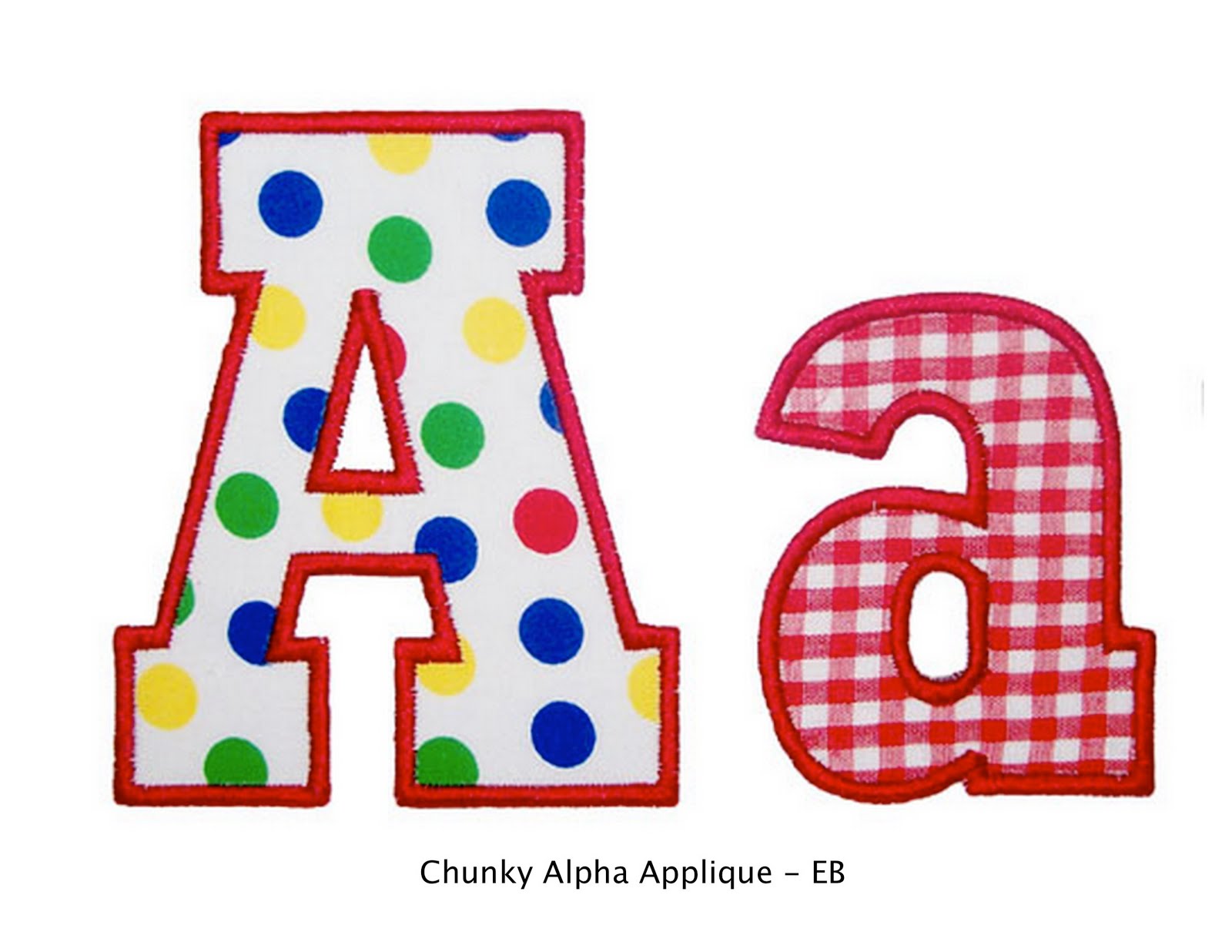 SHANNON STITCHES Applique Fonts