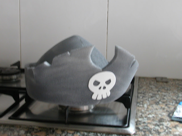 Hacer sombrero de pirata con patrones Hacer sombrero de pirata con patrones