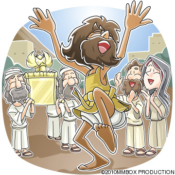 David was dancing before the LORD
