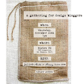 Dinner for Design Bloggers & Lovers!