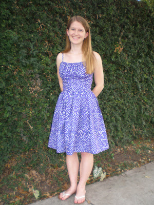 Molly's Sewing and Garage Sale Adventures: 1950s Sun Dress