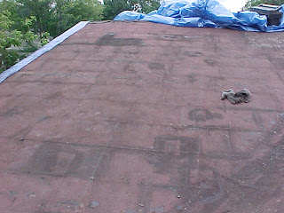 Roof contains many holes
