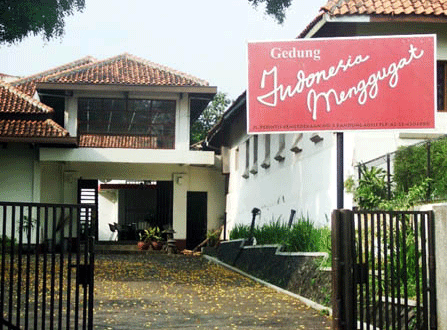 Gedung Indonesia Menggugat Adalah Gedung tempat Presiden Pertama RI Ir