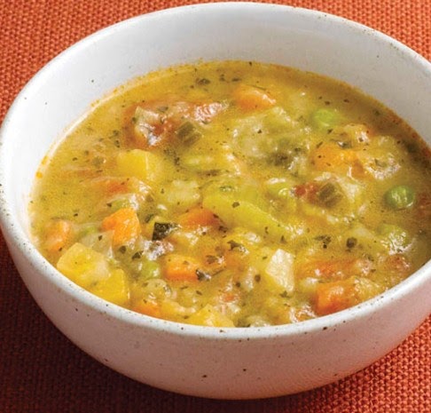 Kitchen Diaries Challenge 2013: Golden Vegetable Soup