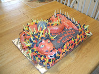 Cake with a Chinese Dragon