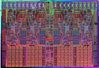 Intel Nehalem processor die
