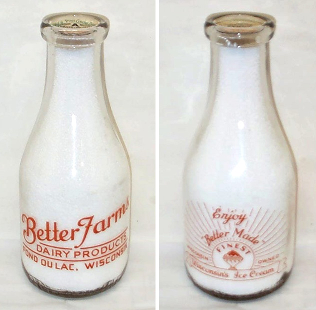 Delicious Industries Vintage Milk Bottles