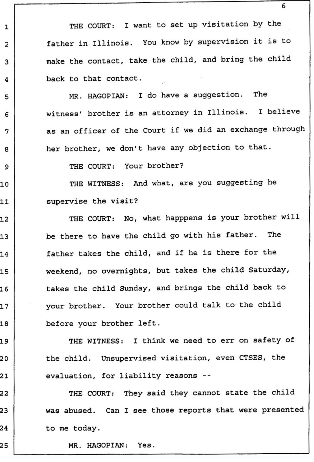 Trophy Child 9 D How Quot Vincent Quot Finagled Chief Jeremiah S Order 1994 Supervised Visitation Report Template