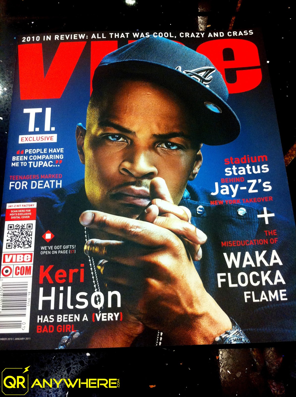 QR Codes Anywhere: VIBE Magazine QR Code Cover Doesn't Scan