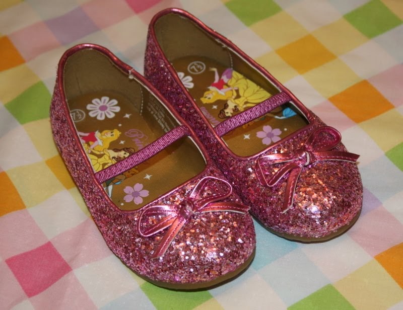 pink sequin ballet flats
