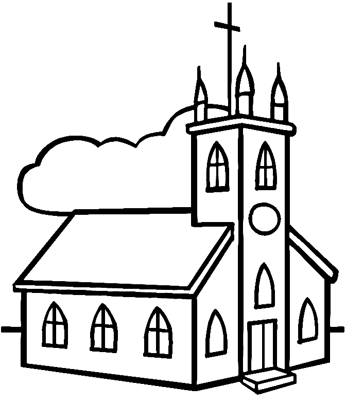 Familia Católica: Páginas para Colorear de iglesias