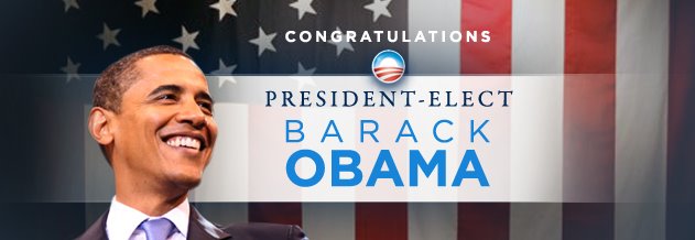 Congrats to Barack Obama and Joe Biden