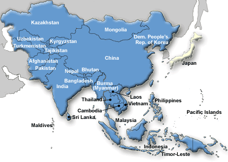 Asia Map - Map Pictures