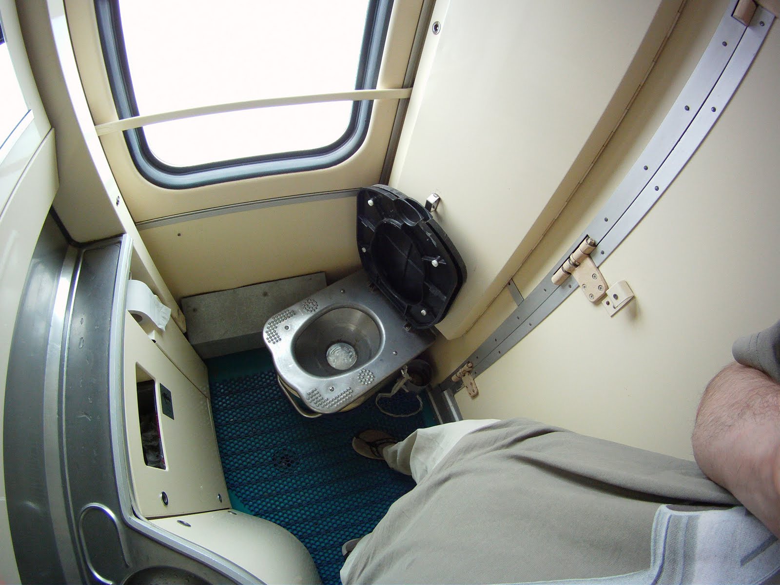 Global Positioning Crisis Toilets on Trains