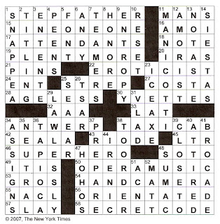 an antithesis crossword clue