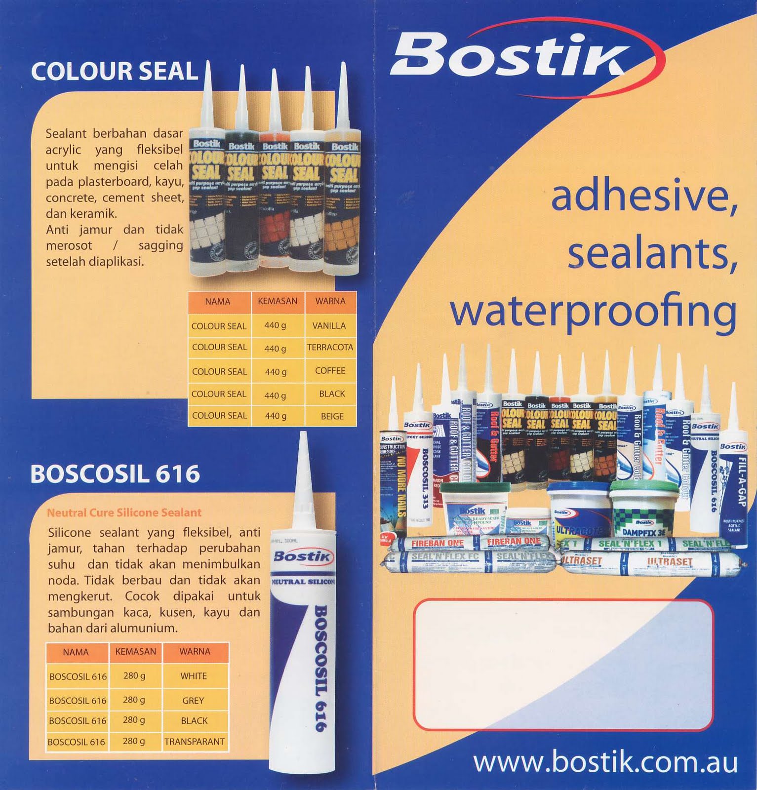 Bostik Adhesive, Sealants & Waterproofing Building Materials