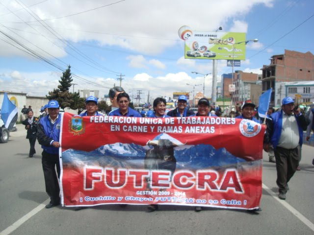 Futecra: Federación Única de Trabajadores en Carne y Ramas Anexas (El Alto)