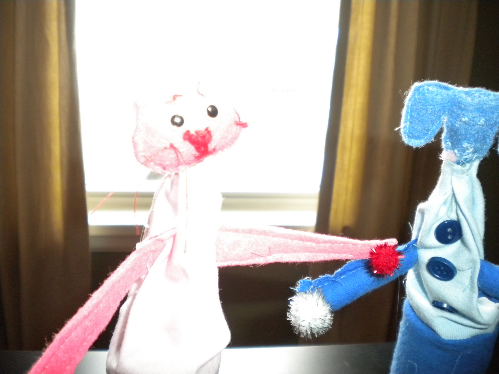 Just the 4 of us PopUp Puppets