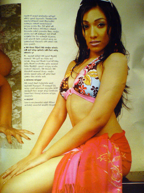 Sri Lankan Taste Fashion Magazine Nehara Peiris In Bikini