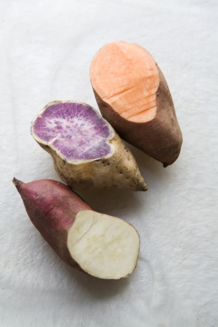 Sprouts in the Hood: Sweet Potatoes in a Variety of Colors