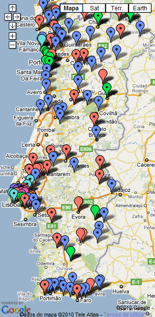 PIEFs em Portugal (2010-2011)