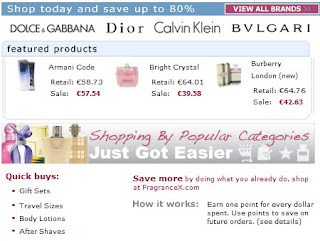 fragancex imagen de la tienda online fragancex