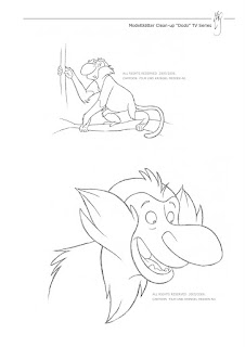 Model Sheet Clean-Up Dodo TV Series Model sheet for traditional animated project 1