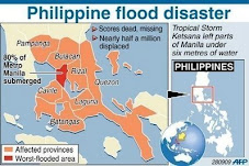 The areas hit by Tropical Storm Ondoy