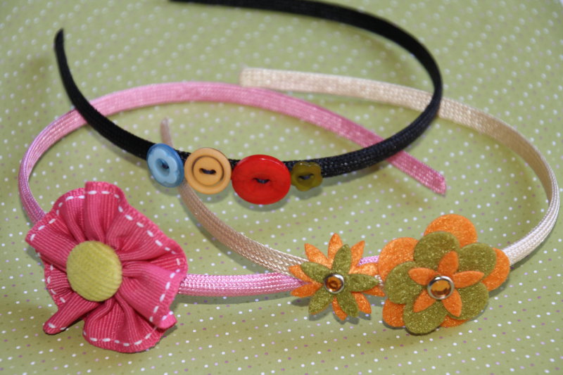 Scissors and Sticky Tape Headbands with SU! embellishments