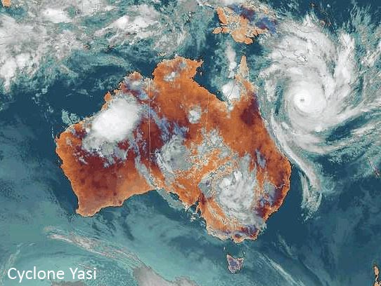 Above: Cyclone Yasi and Australia Like Napalm Queensland residents have said 