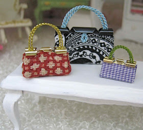 Knotty By Nature: Miniature binder clip handbags: yay for quickie mini ...