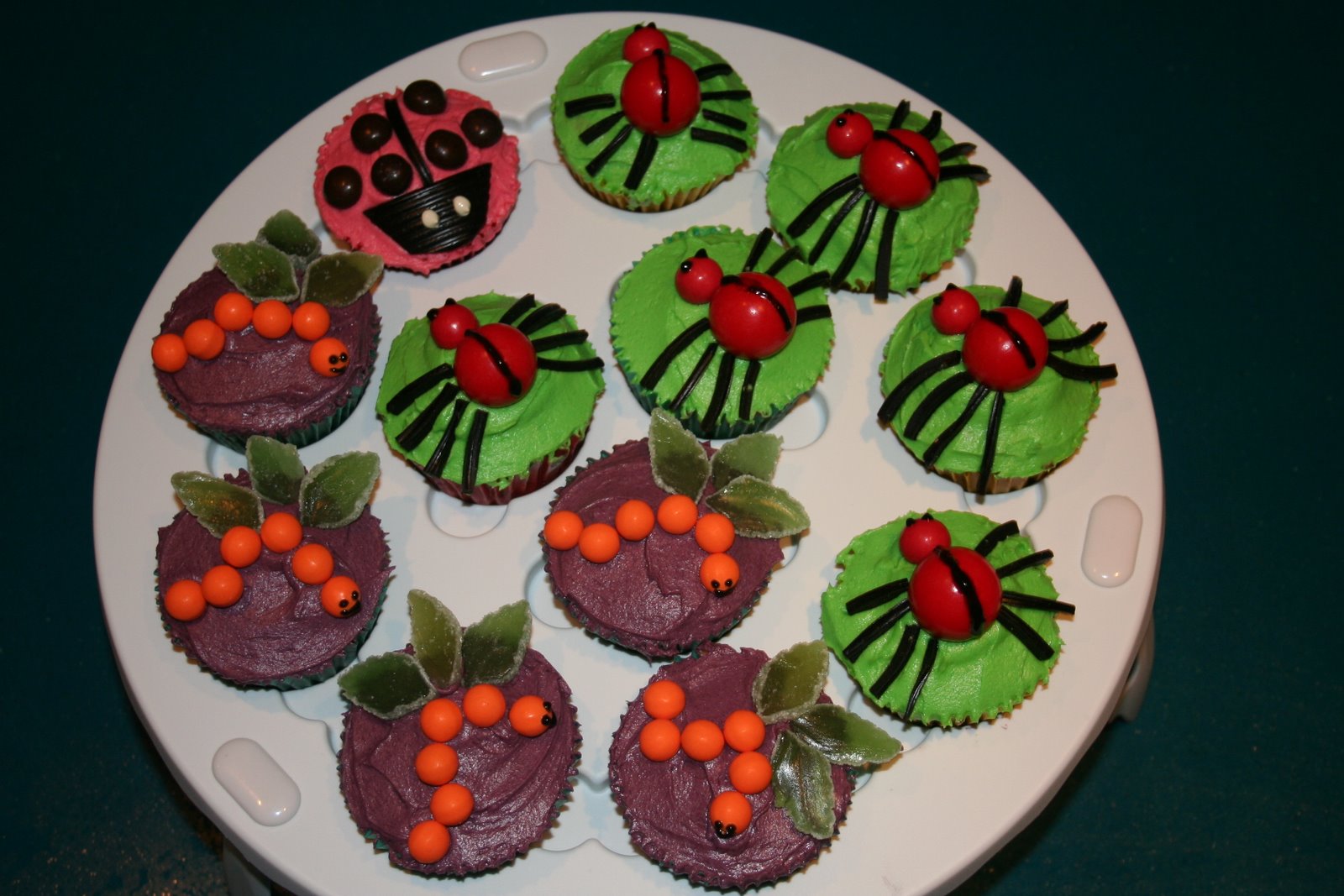 Creations, Crafts & Cakes: Insect cupcakes