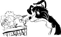 Stubborn Potato poking me right in the nose!