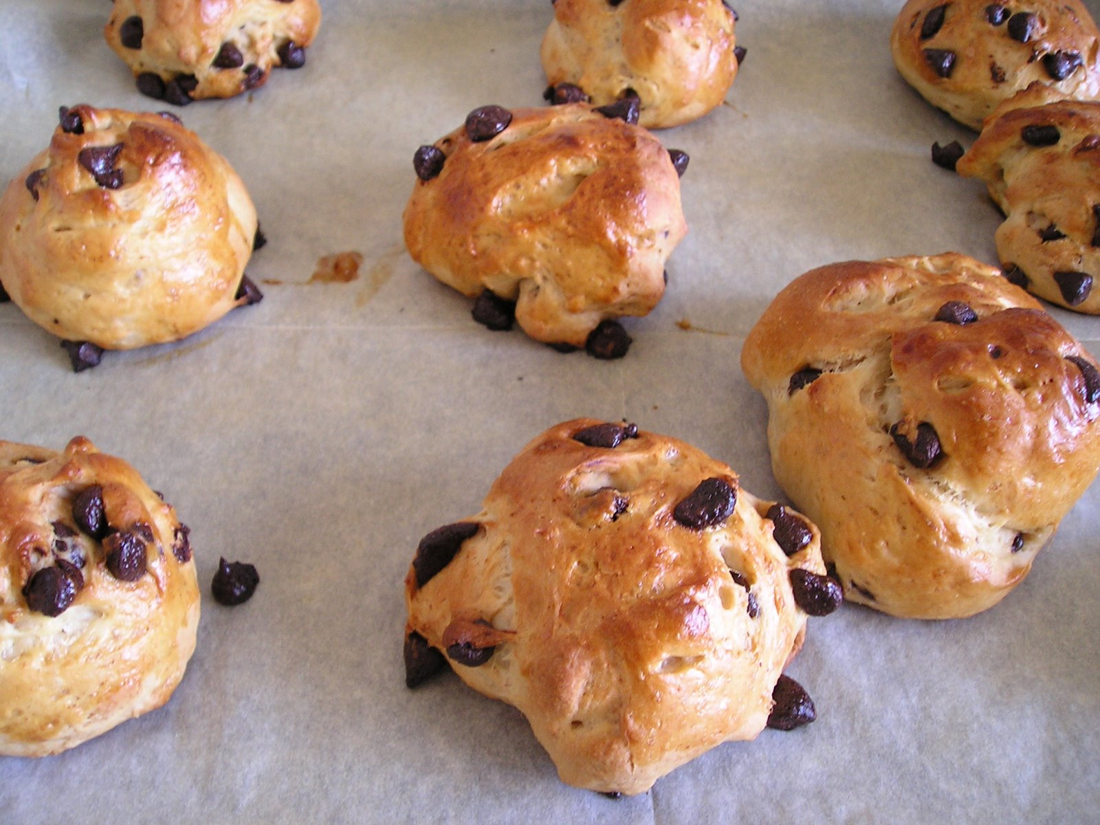 Yael's Yummies Chocolate Chip Bread Rolls