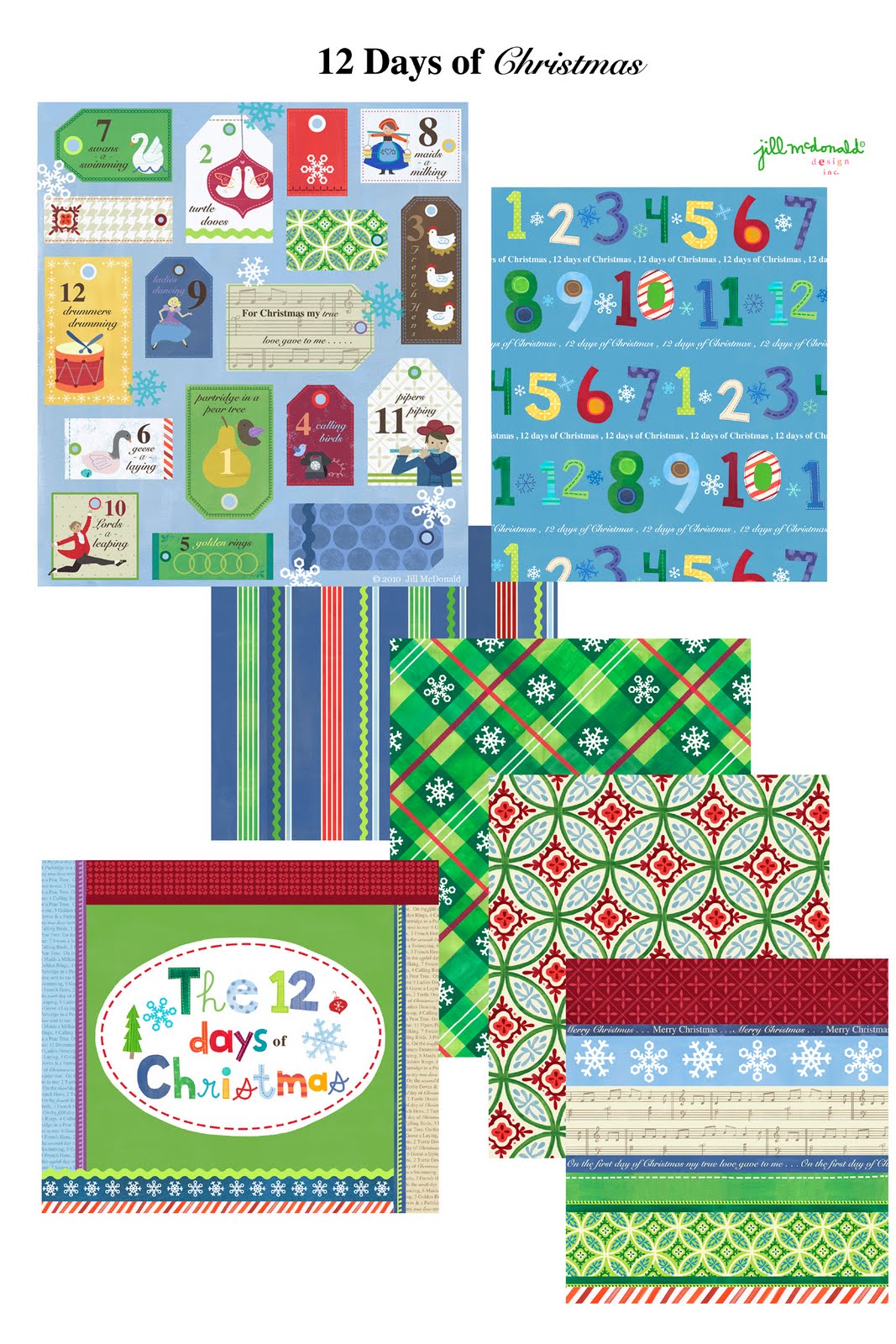 Show and Tell 12 Days of Christmas Mcdonald's 12 Days Of Christmas