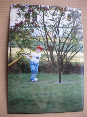 playing baseball in the backyard, tball, yellow bat, playing baseball in the backyard, tball, yellow bat,