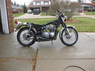 motorcycle prep, cleaning, maintenance, honda CB500