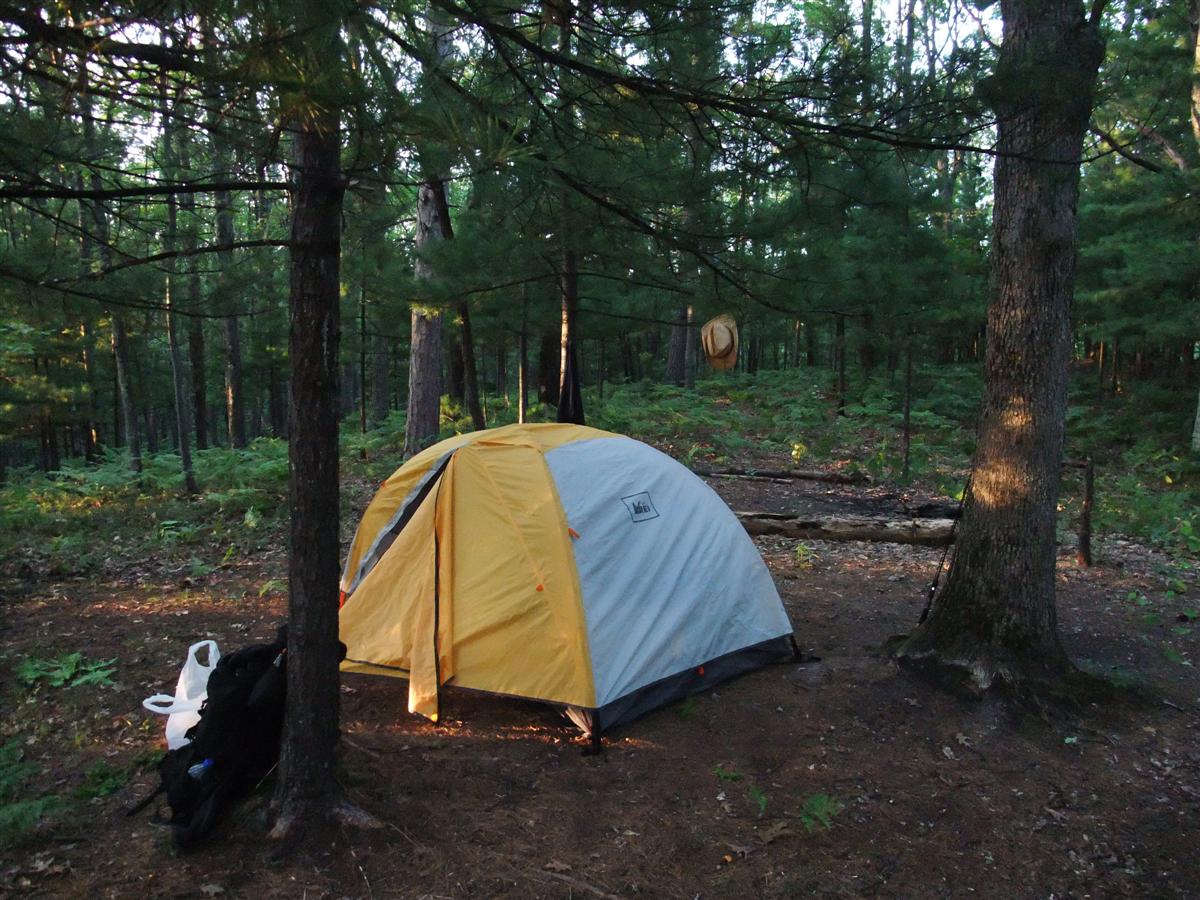 Camping in the Manistee National Forest