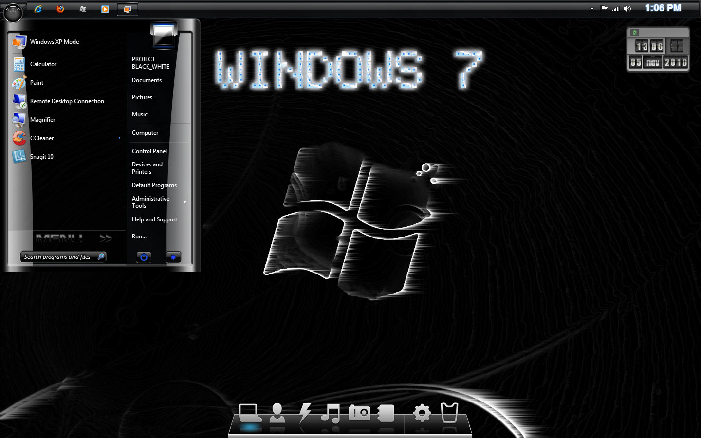 Windows 7 Ultimate Black Edition