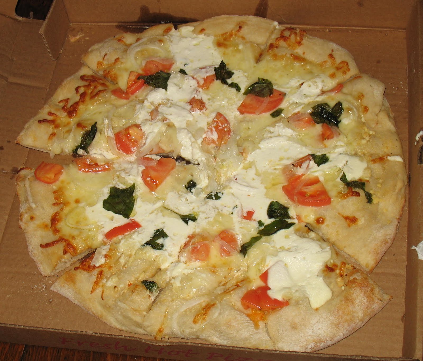 The Rochester NY Pizza Blog Amico's Pizza Bianco